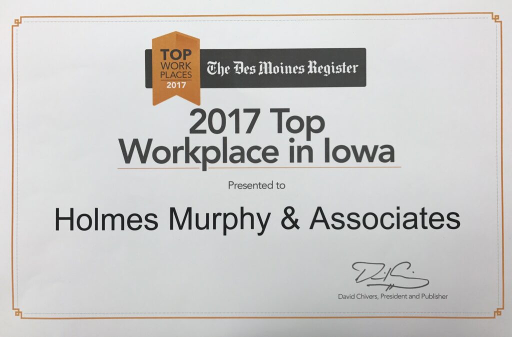 Iowa's Top 150 Workplaces News Holmes Murphy