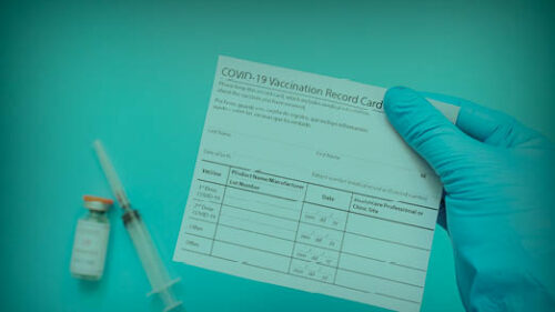 COVID-19 Vaccination card