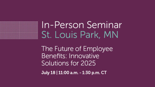 In Person Seminar 7/18/2024 St. Louis Park, MN