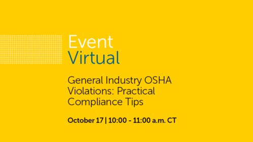 General Industry OSHA Violations Webinar